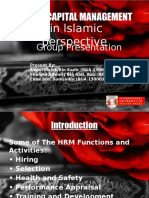 HCM in Islamic Perspective 