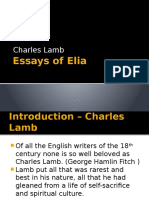 Lecture 23 - Charles Lamb - Dream Children - 34 Slides