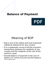 Balance of Payment