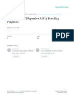 Stabilization of Dispersive Soil by Blending Polym