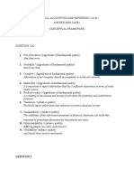 Mini Case 1 Conceptual Framework For Financial Reporting Answer