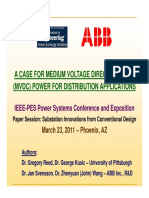 A Case For Medium Voltage Direct Current (MVDC) Power For Distribution Applications (MVDC) Power For Distribution Applications