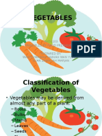 Vegetables: AHD1103 Principles of Food Preparation Prepared By: Wan Suwaibah Najihah Wan Yusoff Puan Zamaliah Marjan
