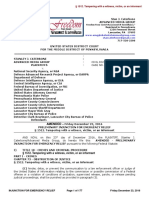 AMENDED - 16-cv-2513 PLAINTIFF Stanley J. Caterbone PRELIMINARY INJUNCTION FOR EMERGENCY RELIEF MIDDLE DISTRICT of PENNSYLVANIA On December 23, 2016