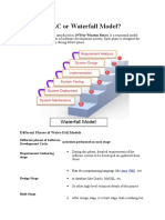 What Is SDLC or Waterfall Model