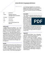 WELEDA Liste Der Mineralischen Ausgangssubstanzen