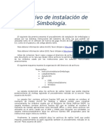 Instructivo Instalación Simbología