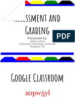 Assessment and Grading