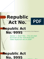 Republic Act No 9995 Pwerpiont