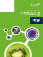 OCR GCSE Biology B Specification (2012) (J263)