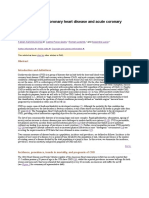 Epidemiology of Coronary Heart Disease and Acute Coronary Syndrome