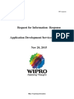 Group 11 RFI Response Wipro