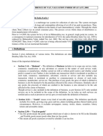 Levy and Incidence of VAT Valuation VAT CST