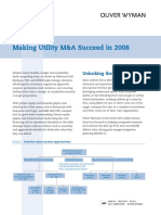 Making Utility M&a Succeed in 2008