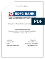 FINANCIAL ANALYSIS-HDFC-Bank
