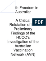 Final AVN Response To The HCCC