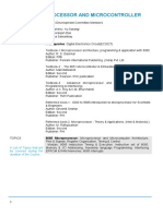 Ec302T Microprocessor and Microcontroller