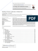 Modeling of Biomass Gasification in Fluidized Bed