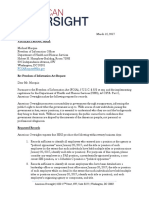 March 15, 2017 - American Oversight FOIA Request To HHS (HHS-17-0022)