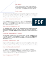 Electrical Safety Based Questions and Answers