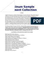 Platinum Sample Document Collection