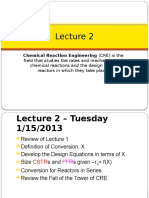 Chemical Reaction Engineering (CRE) Is The