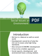 Social Issues and Environment