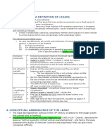 LEASES 1. INTRODUCTION and DEFINITION OF