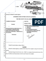 Conformed Complaint Complete For Wrongful Arrest and Malicious Prosecution by Mazgani Social Services Neyaz Mazgani Nazanin Mazgani Social Security