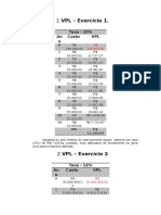 1.VPL - Exercício 1.: Taxa - 10% An o Custo VPL