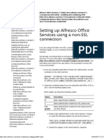 Setting Up Alfresco Office Services Using A non-SSL Connection Alfresco Documentation PDF