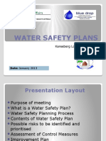 Water Safety Plans: Kareeberg Local Municipality
