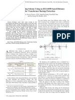 Relay For Transformer Backup Protection