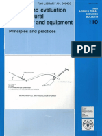 Testing and Evaluation of Agricultural Machinery and Equipment