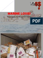Marine Losses: Prepared By: Ms - Norazimah Mazlan