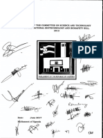 Report On The National Biotechnology and Biosafety Bill, 2012