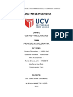 Trabajo de Costos - Ucv