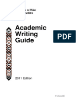 Te Kawa A Maui Academic Writing Guide PDF