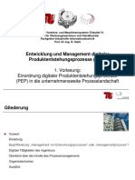 Vorlesung - PDM - PLM - Industrielle Informationstechnik - TU Berlin