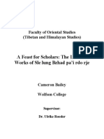 A Feast For Scholars: The Life and Works of Sle Lung Bzhad Pa'i Rdo Rje - Dr. Cameron Bailey