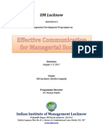 Effective Communication For Managerial Success