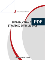 Introduction To Strategic Intelligence