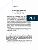 On The Origins of Mitosing Cells - 1967 PDF
