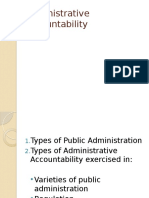 Administrative Accountability