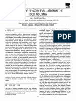 The Role of Sensory Evaluation in The Food Industry