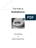 Harada Shodo The Path To Bodhidharma