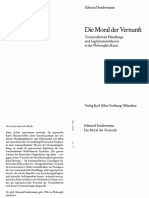 Edmund Sandermann - Die Moral Der Vernunft - Kant - 1989