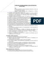 Deberes y Derechos de Los Brigadieres y de Los Policías Escolares