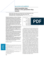 Ig E-Mediated Immediate-Type Hypersensitivity To The Pyrazolone Drug Propyphenazone