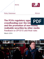 FCA Crowdfunding Regulations PDF